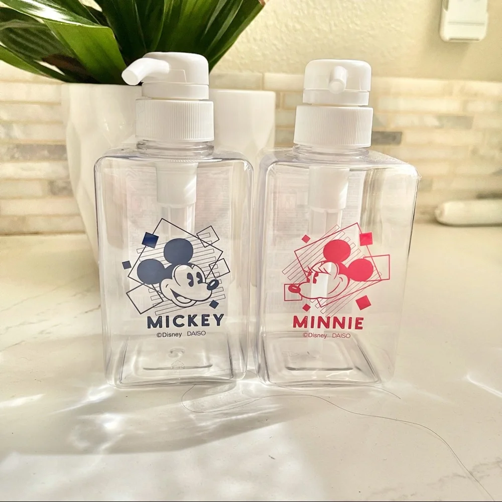 Mickey & Minnie Pump Bottle Set